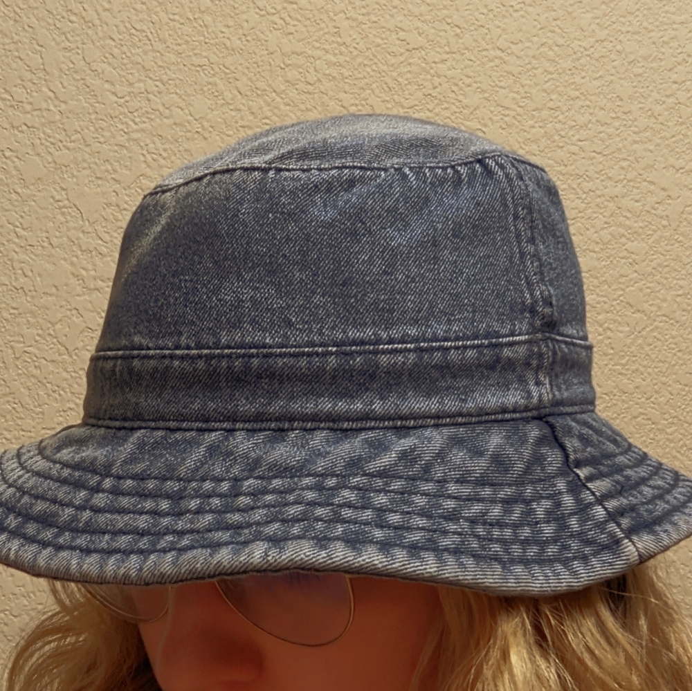 American eagle blue jean bucket hat